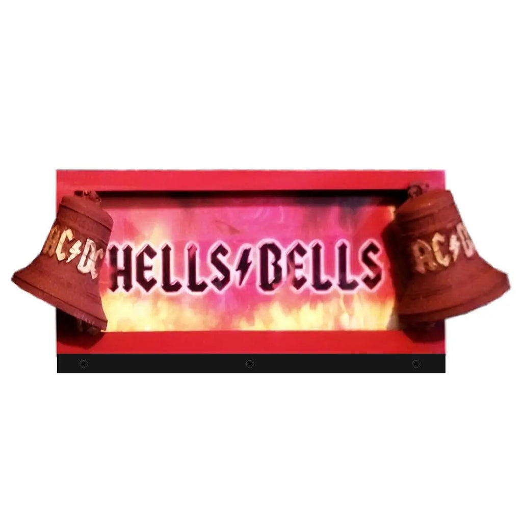 AC/DC Hells Bells Topper 3D Acrylic LED Topper, For Stern Pinball Mahine, Pinball Topper FYLZGO Signs