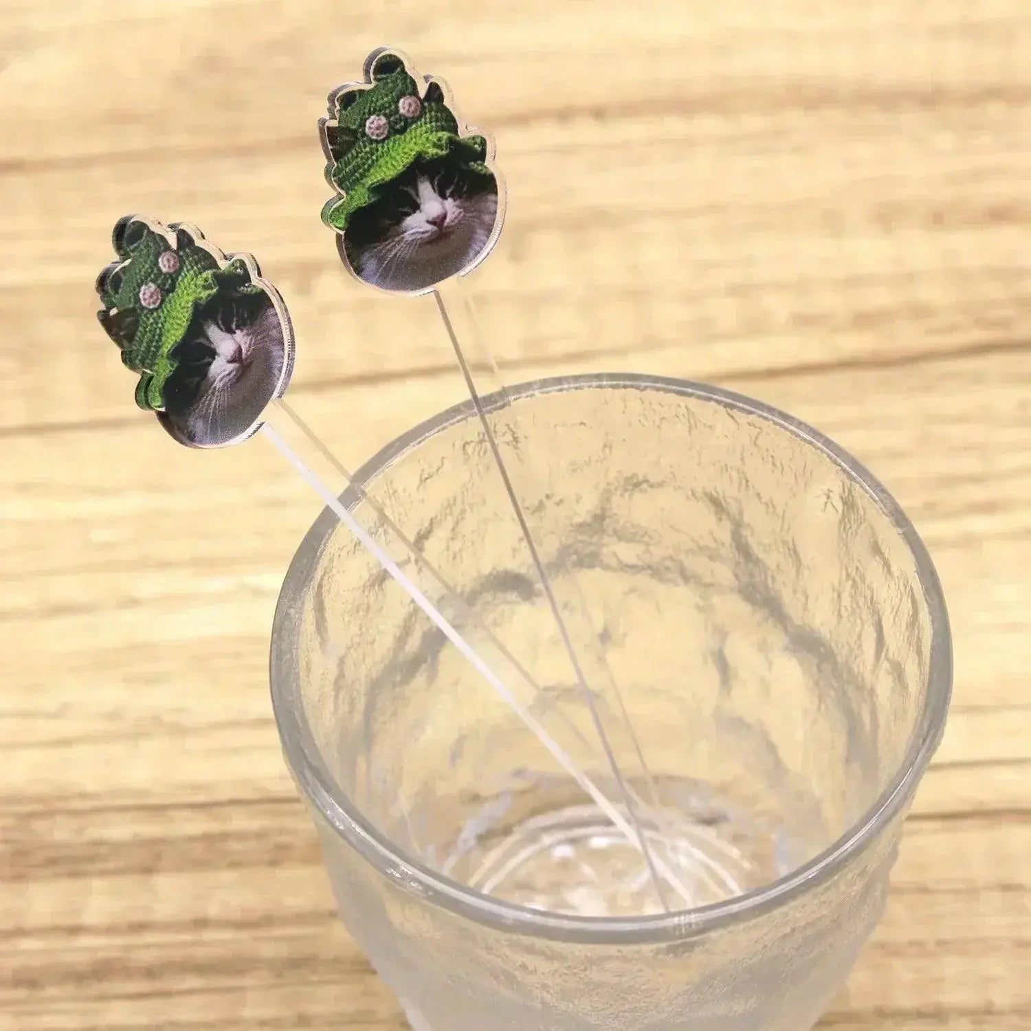 12/60/120pcs Personalized Cocktail Stirrer Customized Pet Photo Wedding Gift Table Decor Acrylic Party Drink Stirs Baptism Decor FYLZGO Signs