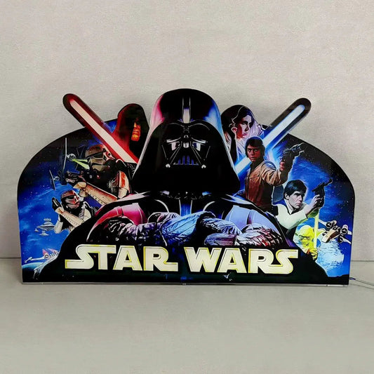 Arcade 1up Star Wars flipper Pinball Topper 3D Acrylic LED Topper, for Pinball Machine, Pinball Topper