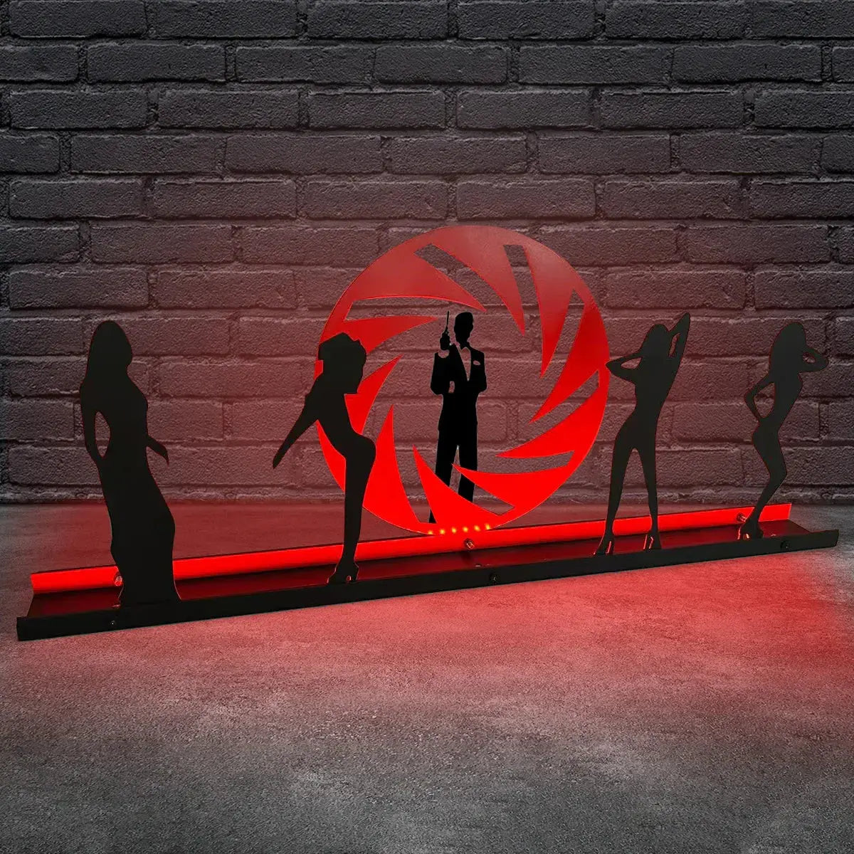 007 James Bond Pinball Pinball Silhouette Topper FYLZGO Signs