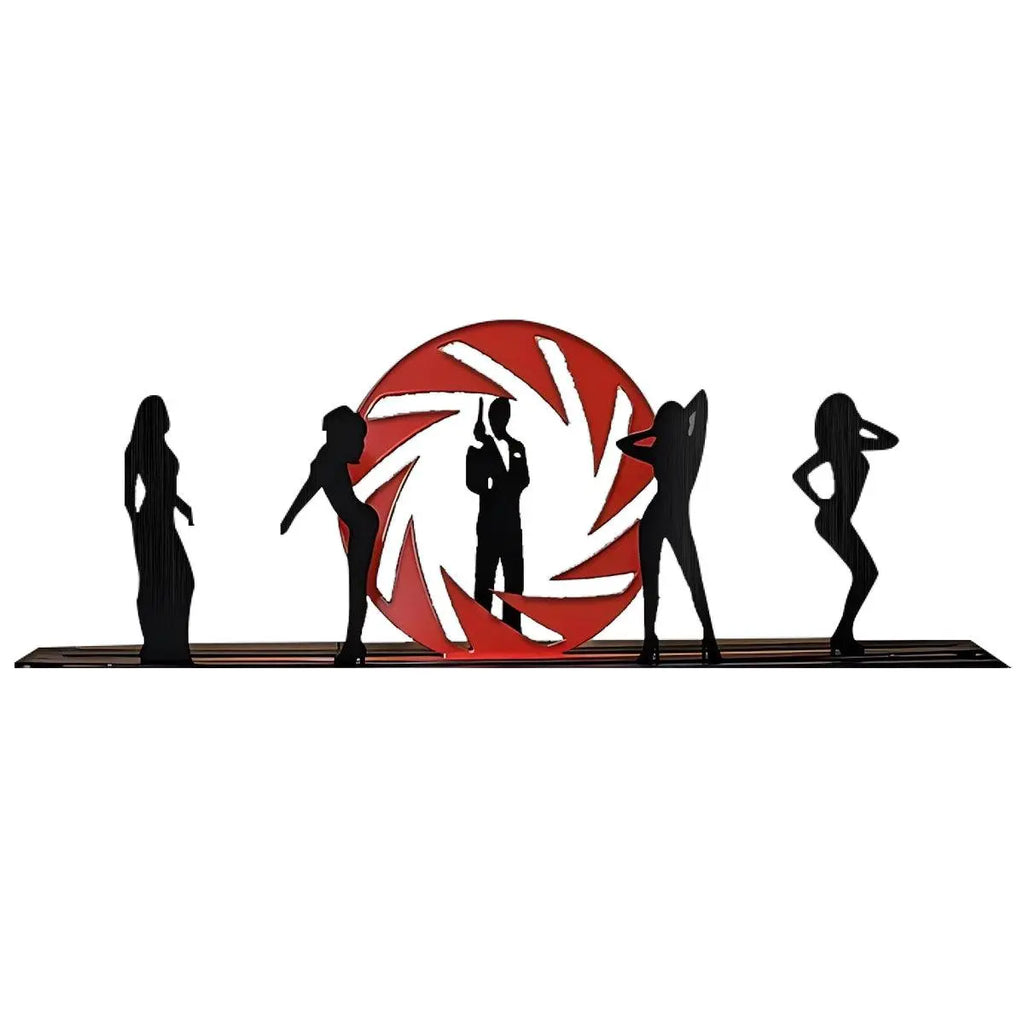 007 James Bond Pinball Pinball Silhouette Topper FYLZGO Signs