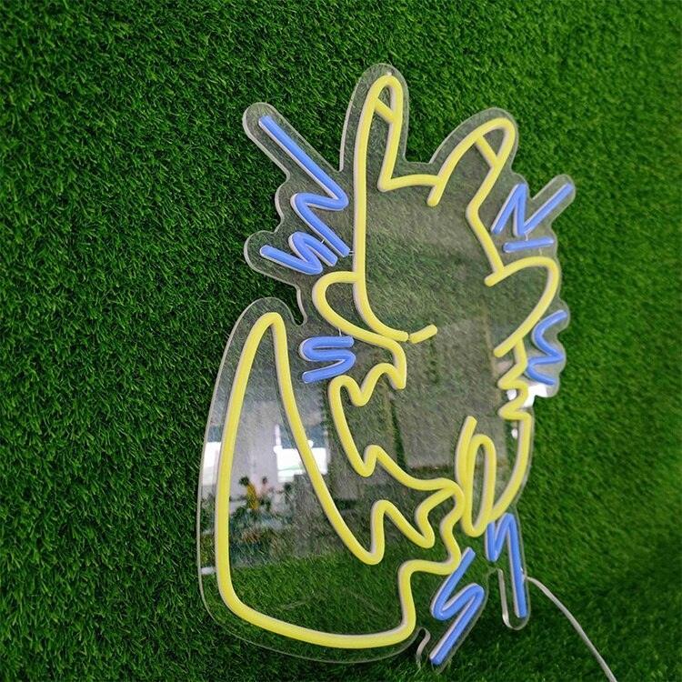 Pokemon Pikachu Neon Sign LED Decoration for Bedroom - FYLZGO Signs