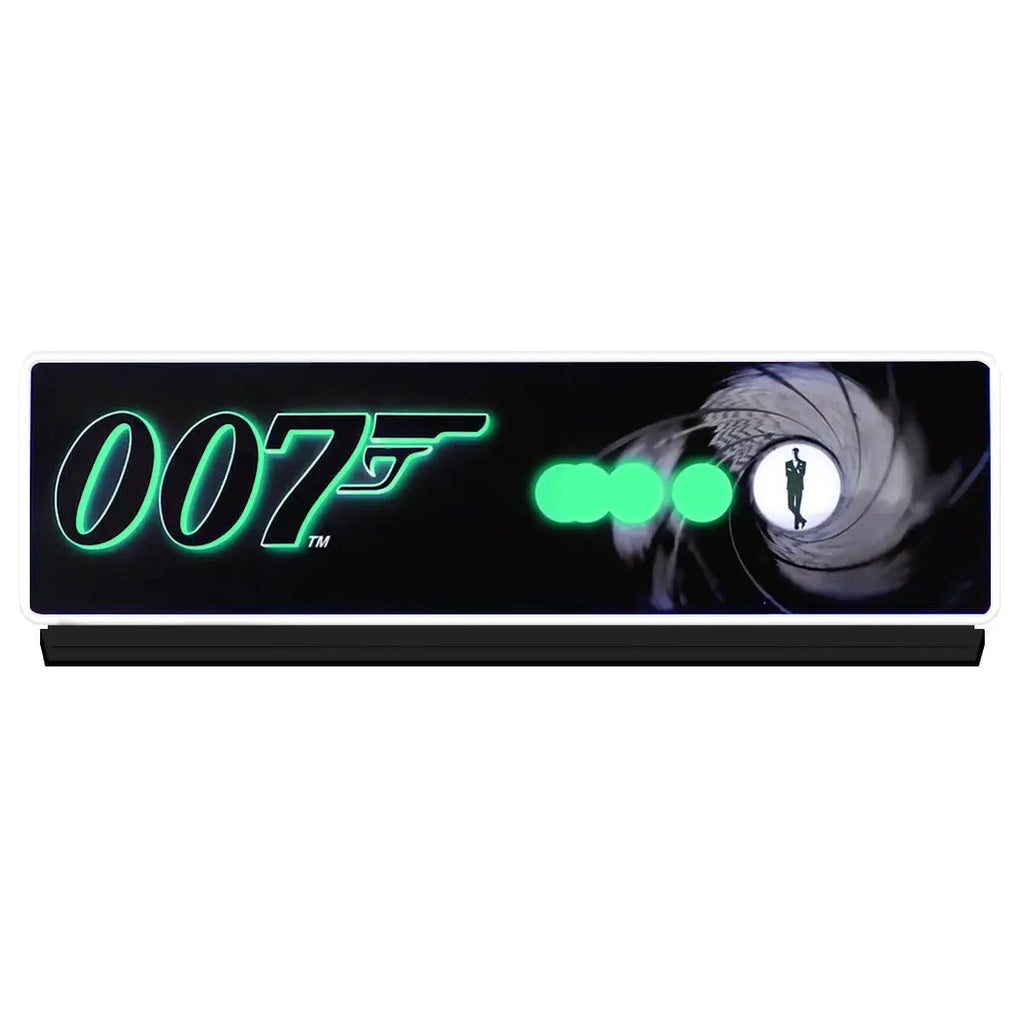 007 James Bond Pinball Acrylic LED Topper, for Pinball Machine, Pinball Topper FYLZGO Signs