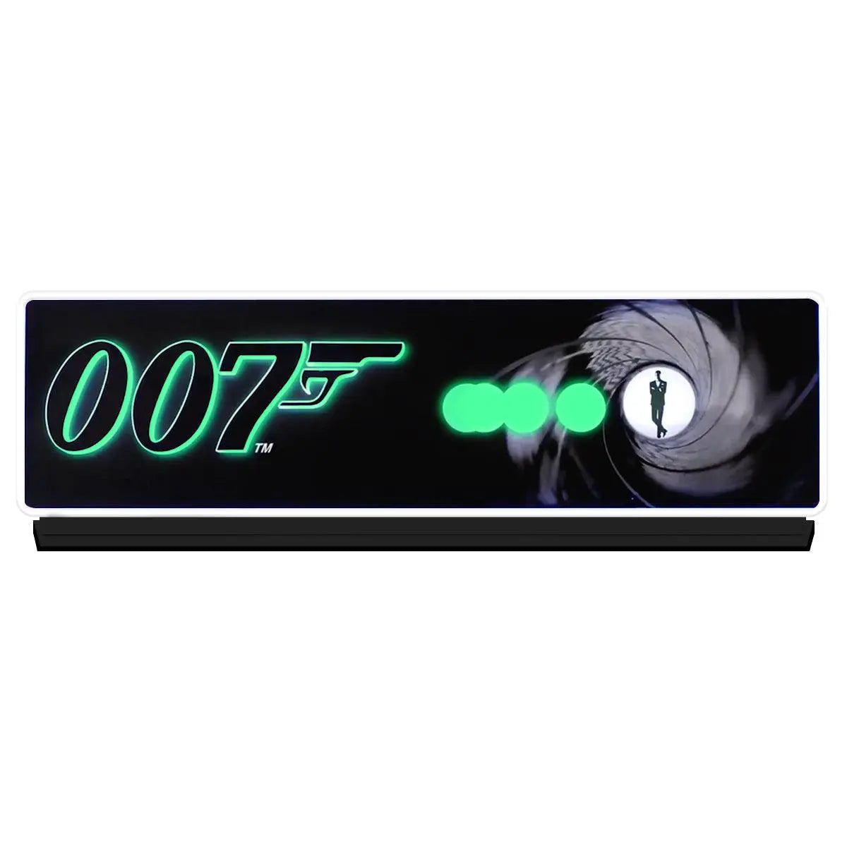 007 James Bond Pinball Acrylic LED Topper, for Pinball Machine, Pinball Topper FYLZGO Signs