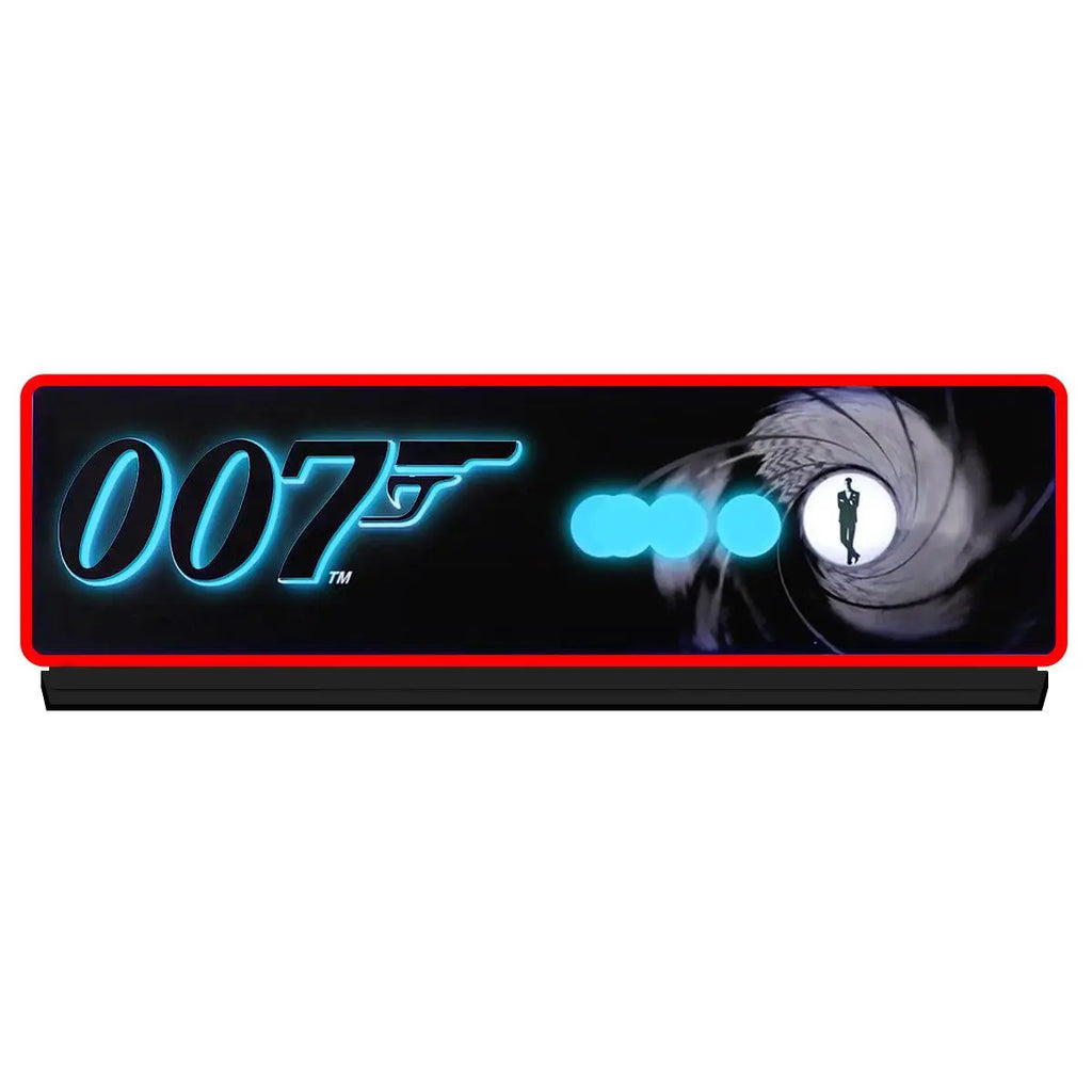 007 James Bond Pinball Acrylic LED Topper, for Pinball Machine, Pinball Topper FYLZGO Signs