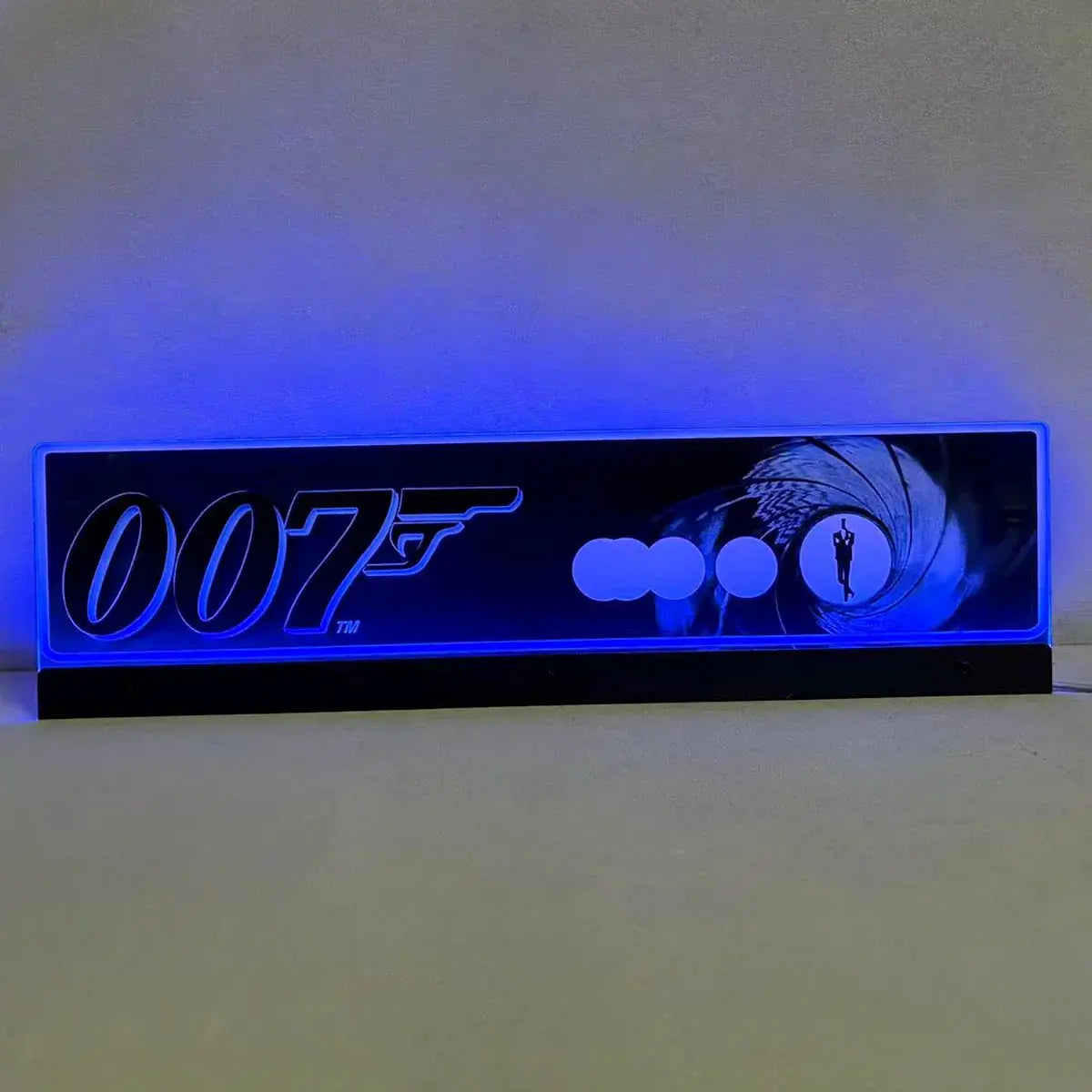 007 James Bond Pinball Acrylic LED Topper, for Pinball Machine, Pinball Topper FYLZGO Signs