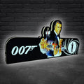 007 James Bond Pinball Topper Light Box LED Light Box, Pinball Arcade Decor, Perfect for Game Room or Pinball Machine, USB Powered Fully Dimmable FYLZGO Signs