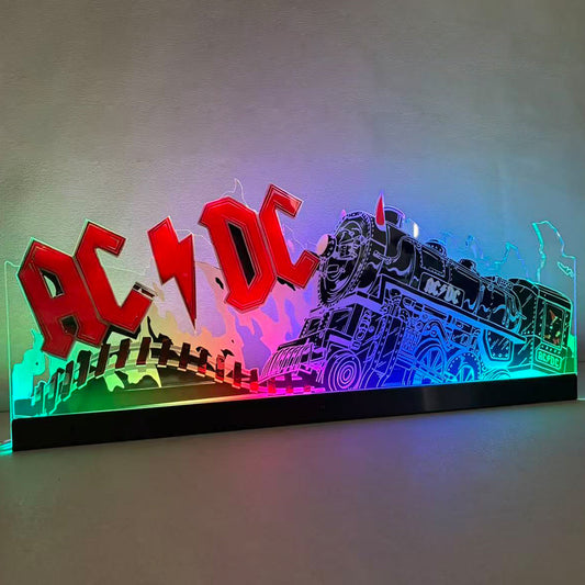 AC/DC Topper 3D Acrylic LED Topper, For Stern Pinball Mahine, Pinball Topper