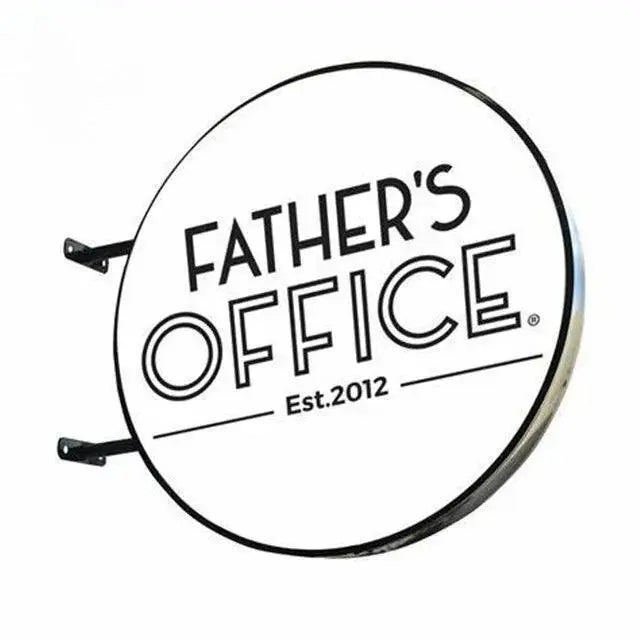 20"/24" Illuminated Round Light Box Store front Sign Waterproof Custom Made Acrylic Panel Metal Case FYLZGO Signs