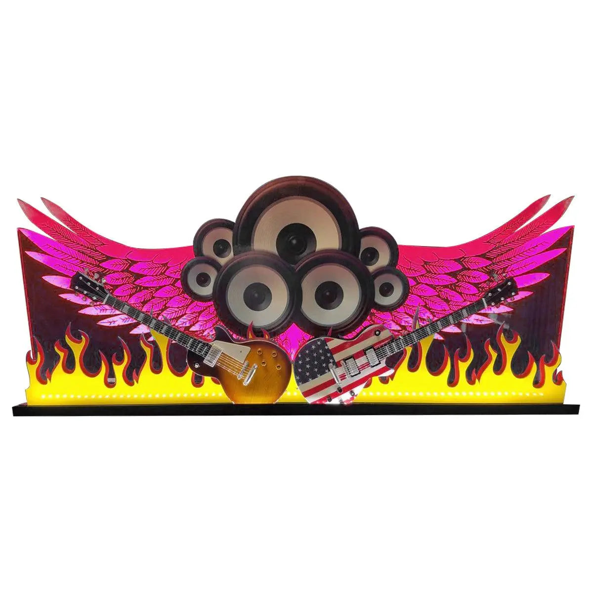 Aeromsith Pinball Acrylic LED Topper, for Pinball Machine, Pinball Topper FYLZGO Signs