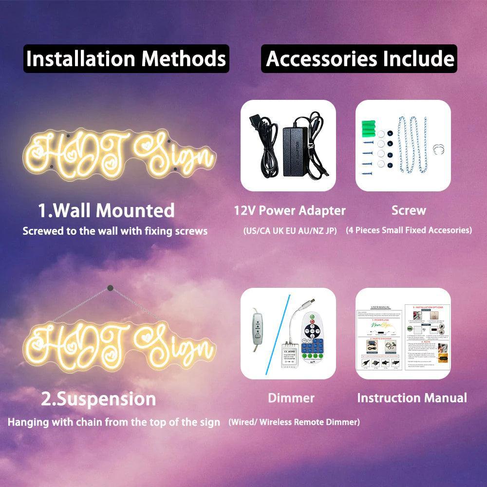 Takashi Murakami Flower Anime Neon Sign Sunflower Room Led Neon Light - FYLZGO Signs