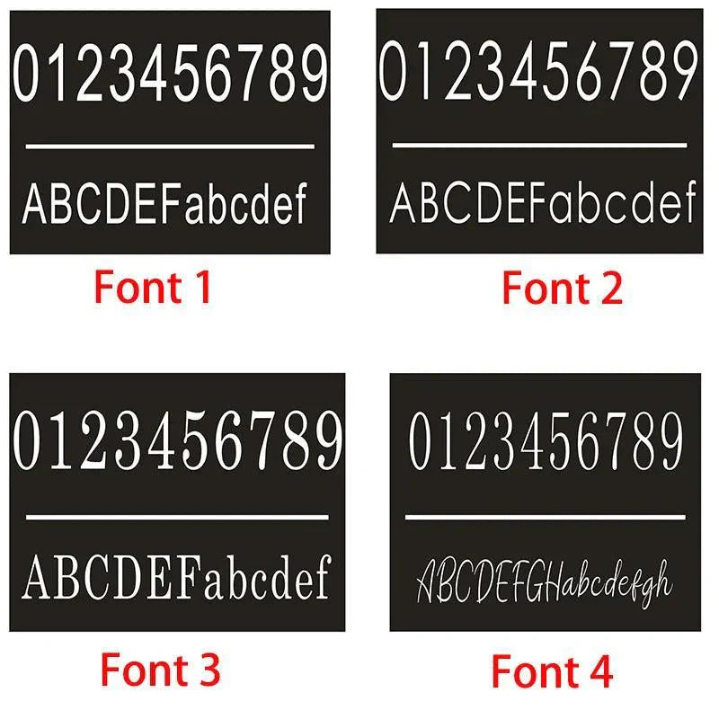 Custom House Numbers LED Lighted Address Number 3D Light Foating Stainless Steel - FYLZGO Signs