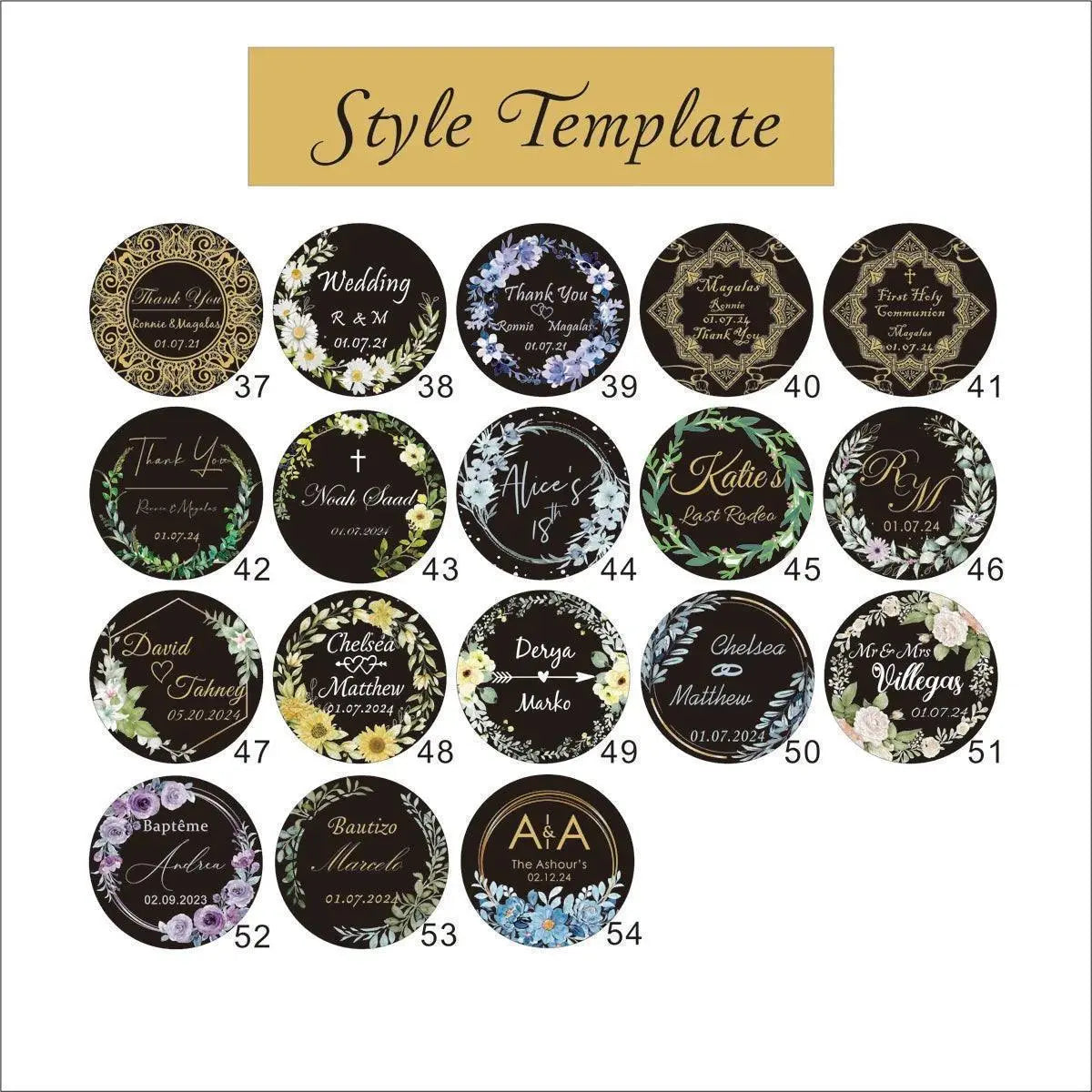 24pcs Personalized Print Banquet Drink Stirrers Customized Wedding Drink Stirrers Baptism Decor Party Cocktail Acrylic Stirrers FYLZGO Signs