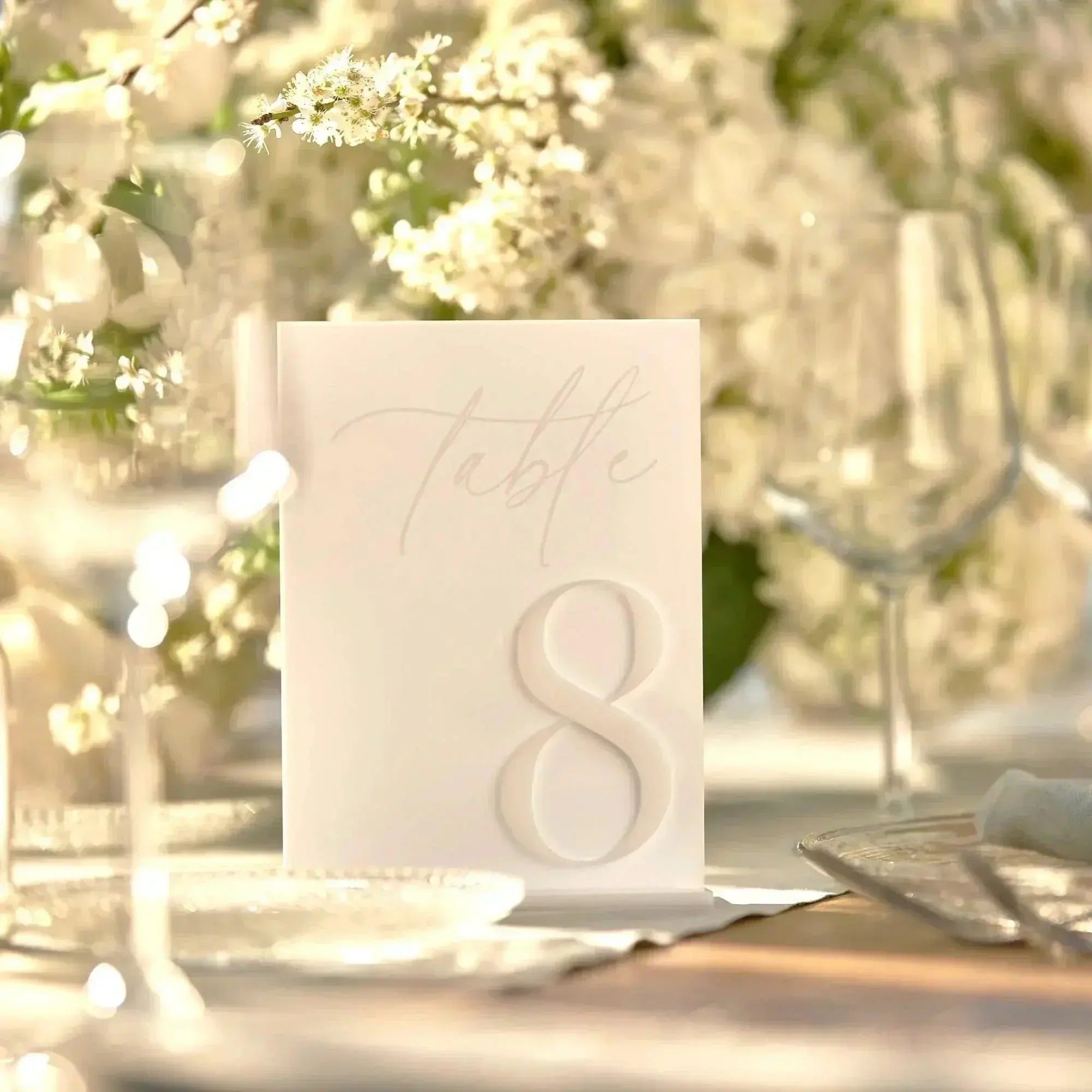 Wedding Table Numbers 3D Black Matte Wedding Table Decor Wedding Stationery Black Wedding Reception Decor FYLZGO Signs