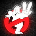 1Pc Ghostbusters Neon, USB powered plastic wall mount with push button control, multi-purpose Art Deco, suitable for home bars, men's caves, shops and restaurants FYLZGO Signs