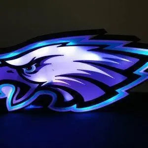 3D Printed Team Lightbox, Football fans, Team Sports, Lightbox Mancave gifts FYLZGO Signs