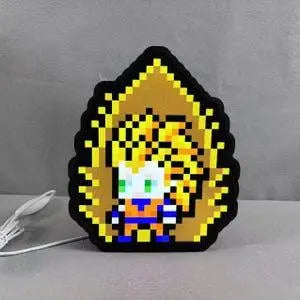 8 Inch Pixelated Anime Characters, Anime Characters Pixel Art, Anime Art, Anime Desk Lamps, Anime Light Box, Anime Inspired Lightbox Gift FYLZGO Signs