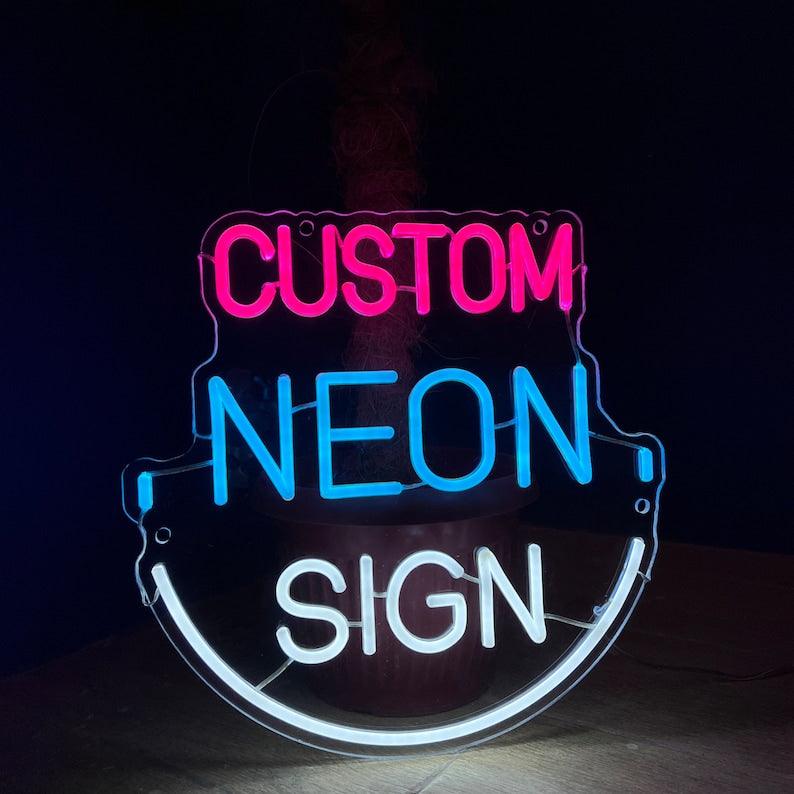 Custom Your Own Text Neon Sign LED Sign Club